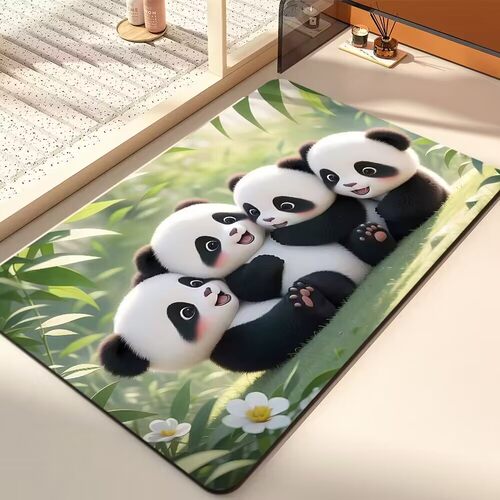 硅藻泥地垫吸水防滑速干卫生间