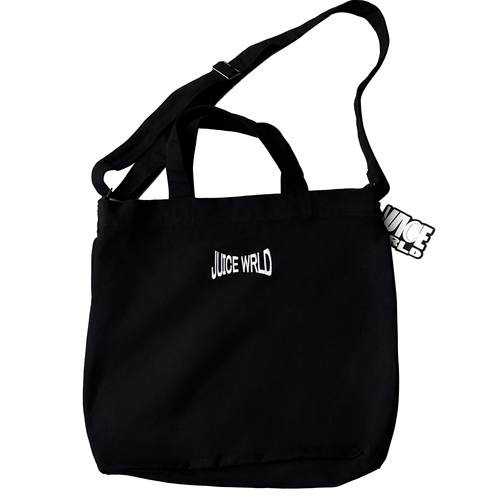 Juice WRLD新款帆布包单肩包简约大容量时尚字母手提百搭包潮包