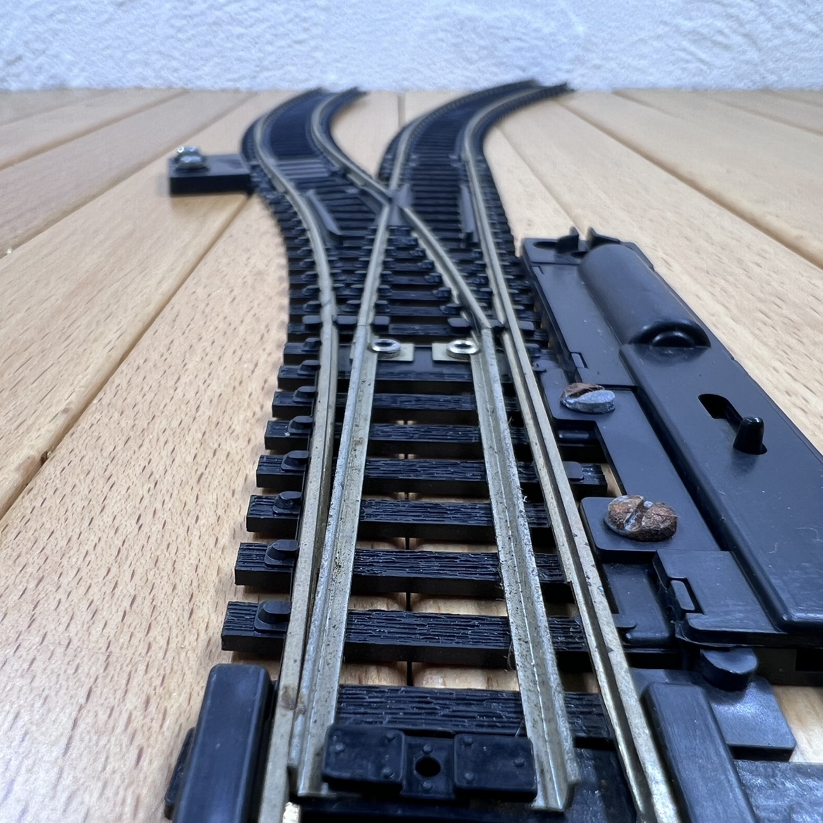 ATLAS HO比例 1:87火车模型无路基轨道沙盘配件直轨弯轨道岔