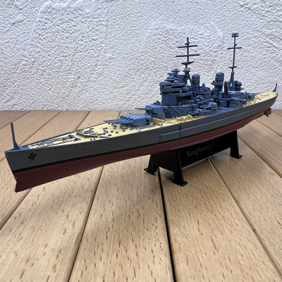 1:1000英国1940款乔治国王五世战舰合金模型摆件