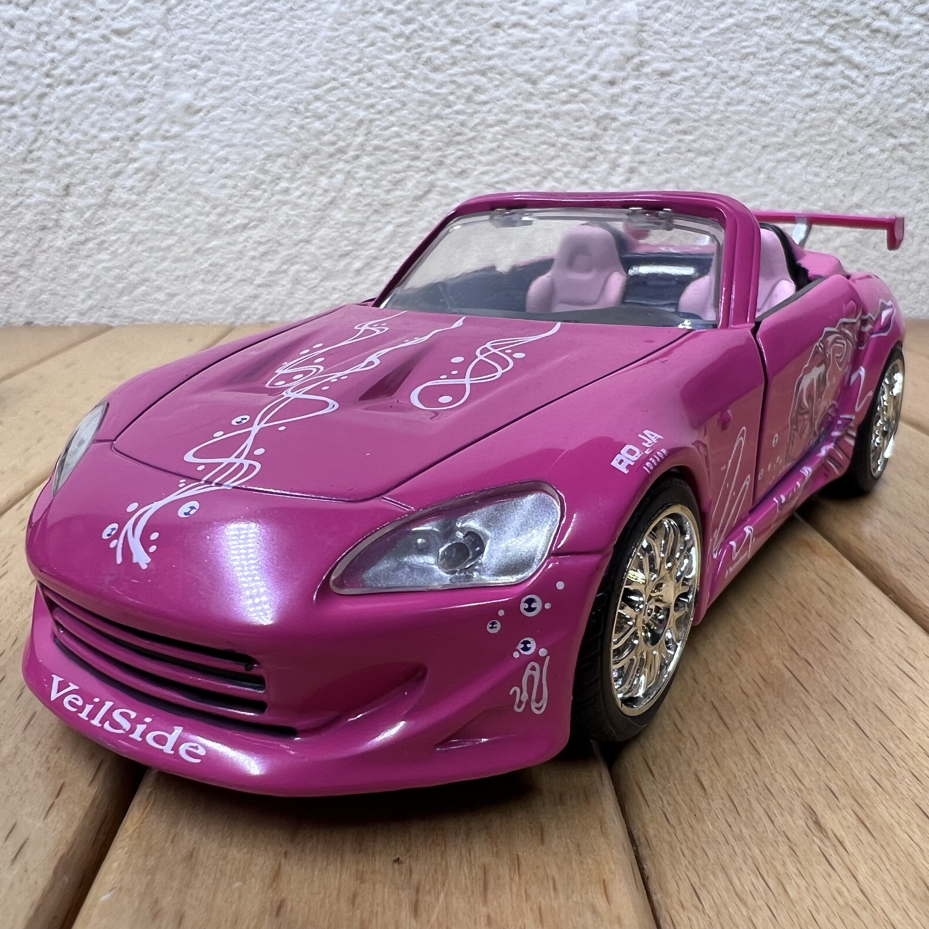 1:32本田2001款S2000汽车合金模型摆件 敞篷跑车模型摆设