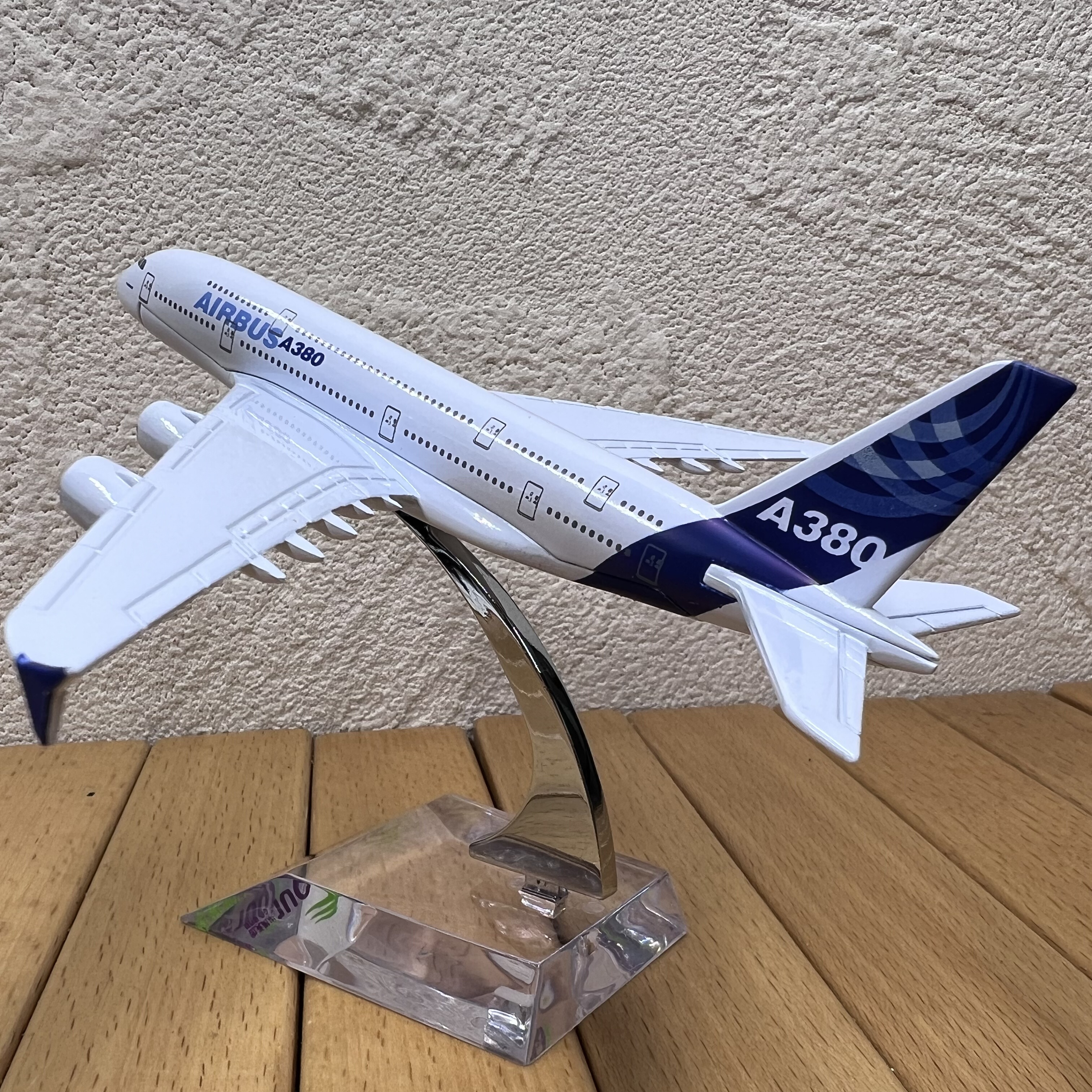 1:500空客A380双层客机全合金飞机模型摆件 空中巴士模型摆设