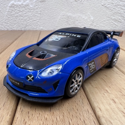 1:43雷诺阿尔派A110 GT4赛车合金模型摆件超跑场景摆设
