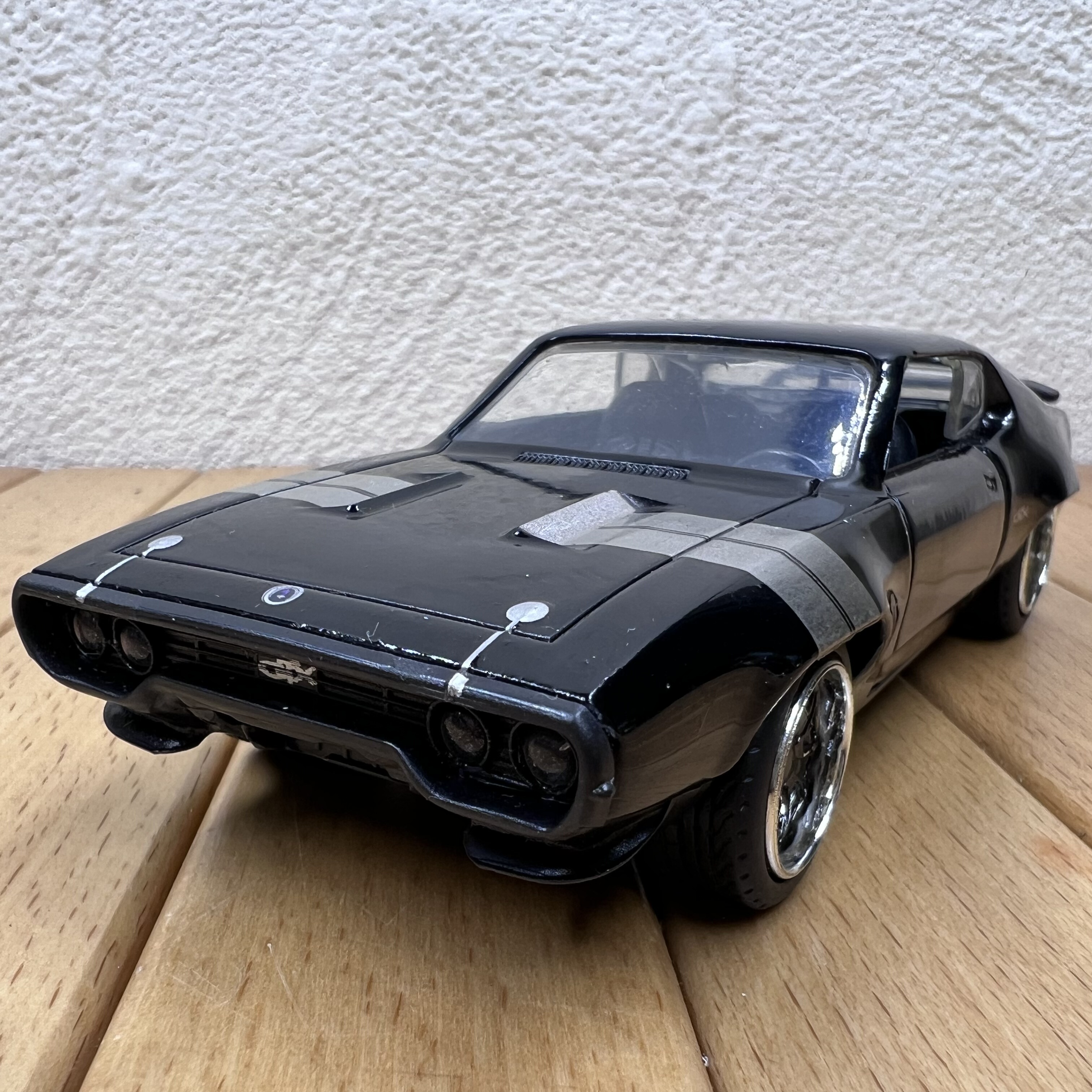 1:32普利茅斯1967款GTX汽车合金模型摆件 肌肉车场景摆设