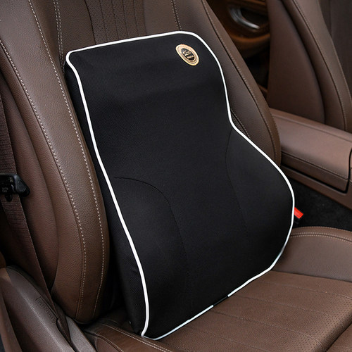 汽车腰靠护腰记忆棉靠垫腰垫靠背座椅枕司机头枕车用车载背靠套装