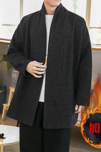 2023秋冬新款风汉服开衫加绒加厚披风外套D582P100图片