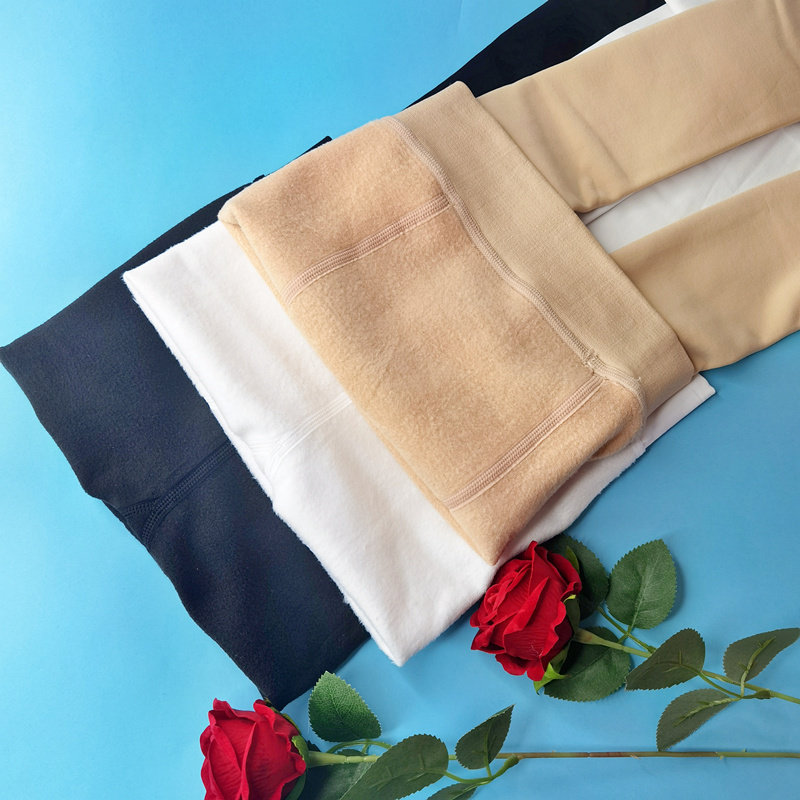 儿童肉色打底裤秋季薄绒女童光腿神器肤色连裤袜加绒女孩跳舞袜子