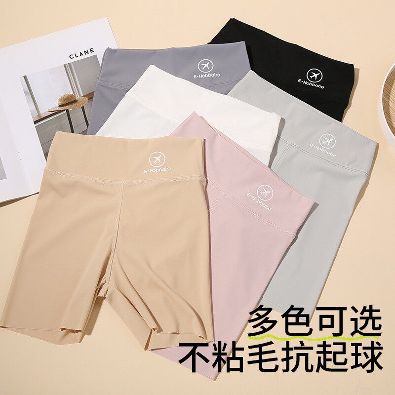 2024女童三分鲨鱼裤肉色夏季安全裤肤色舞蹈打底裤练功短裤五分裤