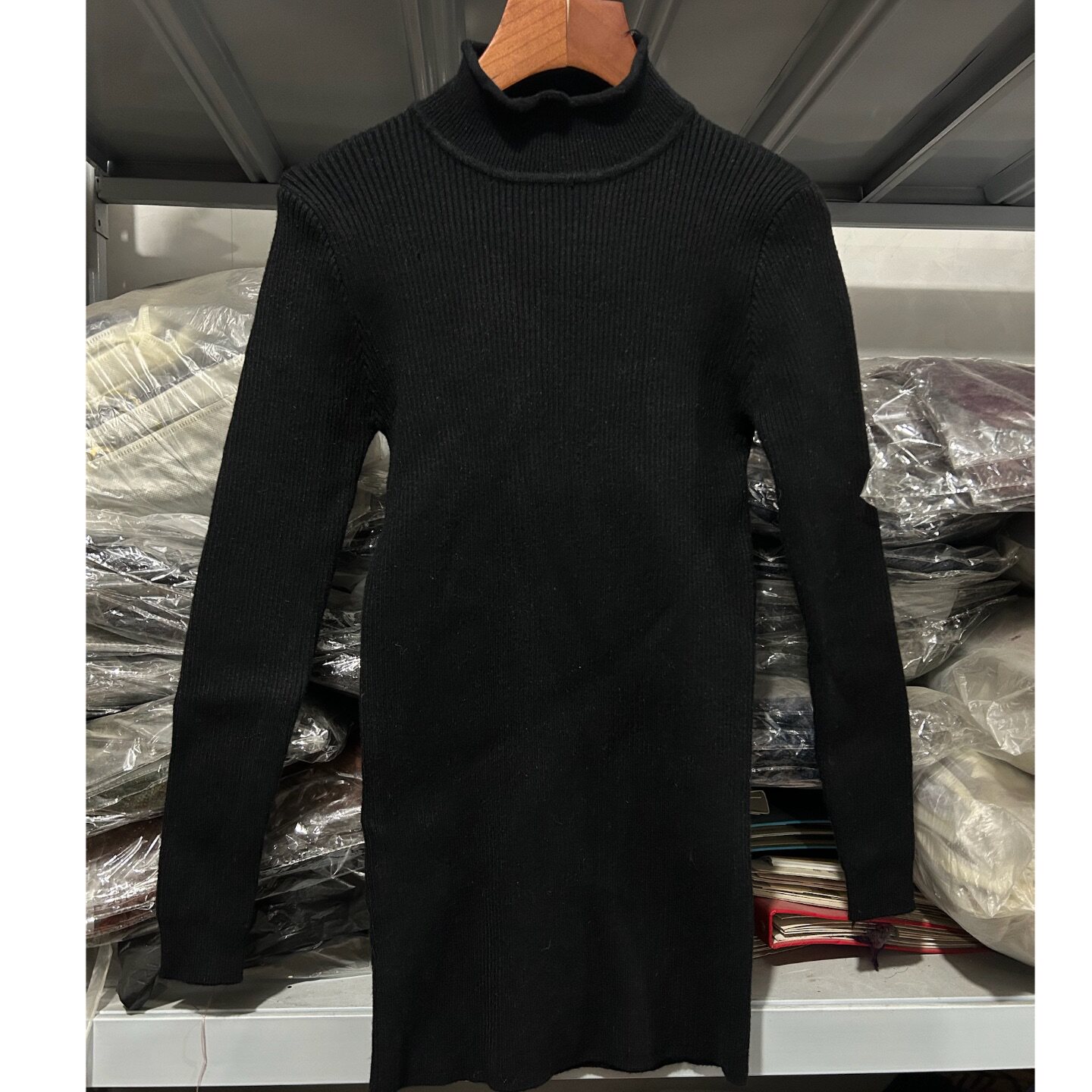 清仓加厚半高领修身弹力高级时尚百搭针织衫女显瘦上衣打底毛衣