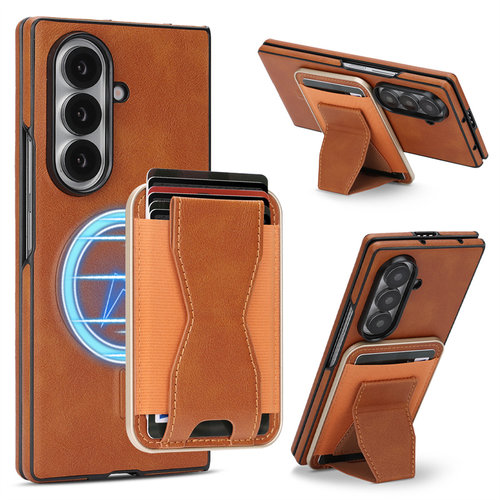 支架磁吸卡包适用三星zfold7手机壳带卡槽galaxyZflod6可磁吸zflod3插卡ford5放卡片foid4多卡收纳fd7卡套fd6