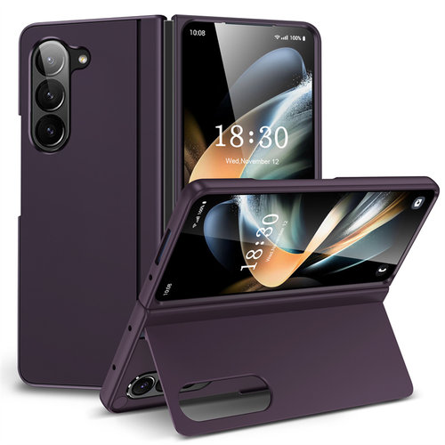 折叠带支架适用三星zfold6手机壳galaxy z fold5保护套flod4男zfold3折叠屏flod7防摔w24新款w23薄w22外壳女