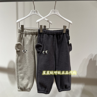 2025冬YP0E10650束脚外绒休闲裤 现货 国内代购 byJNBY童装 295 jnby