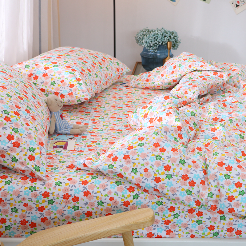 ins小碎花秋冬纯棉15纯棉被套