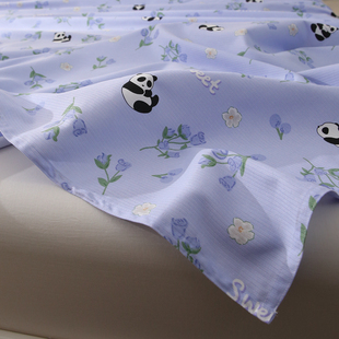 清爽加厚床单单件被单1.51.82.0米可爱 高档提花夏季 花花熊猫