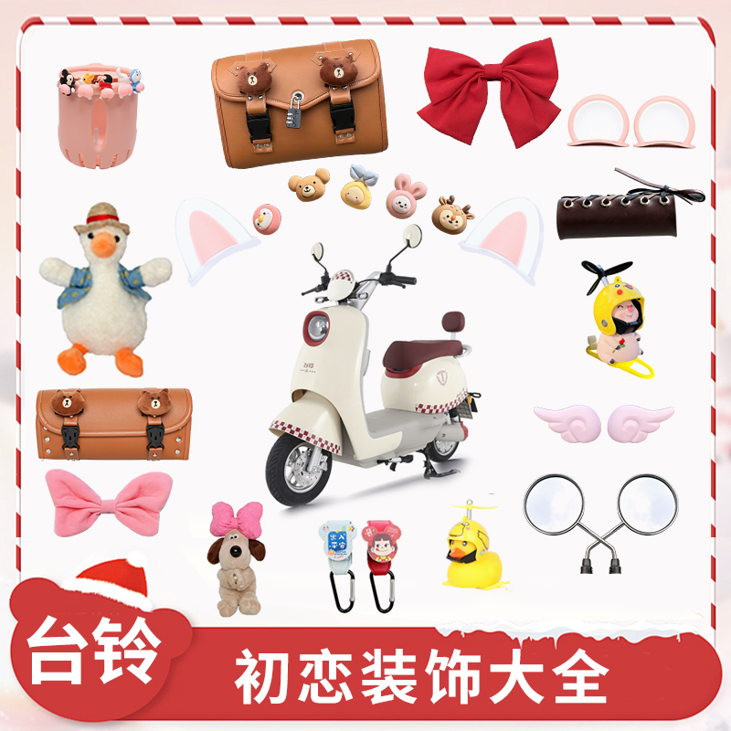 台铃初恋配饰电动车装饰品大全
