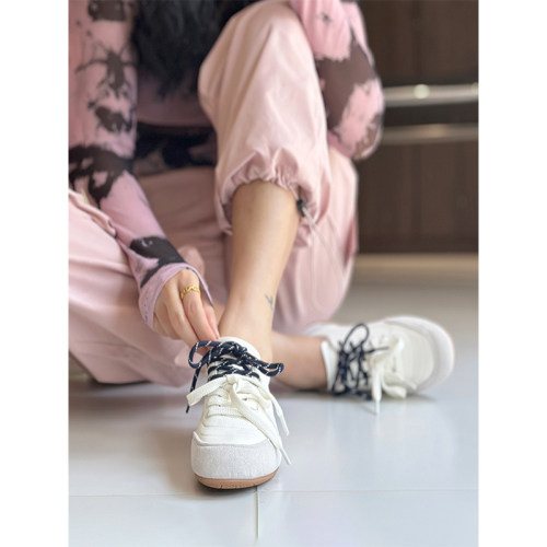 杰豪女鞋2024新款真皮休闲鞋正品