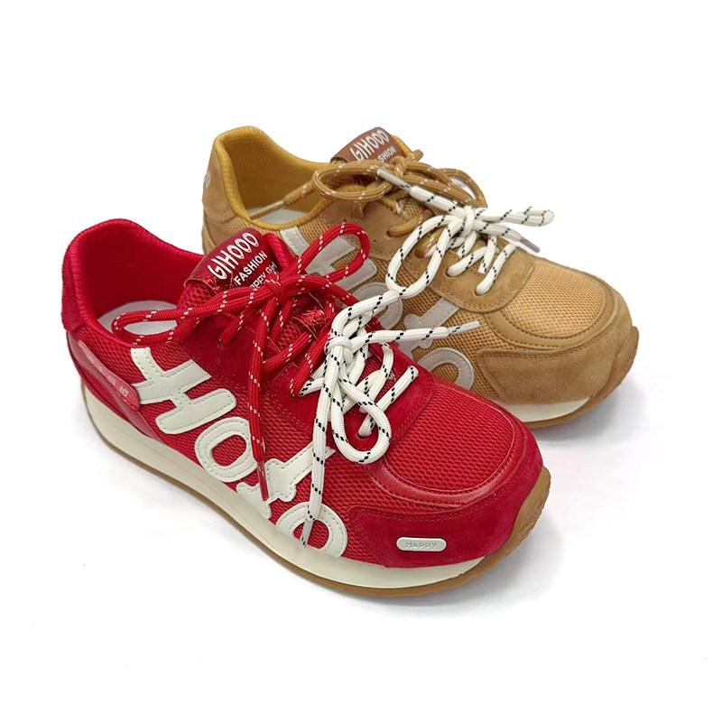 杰豪女鞋真皮运动休闲鞋女2026新款百搭阿甘鞋舒适休闲鞋专柜正品