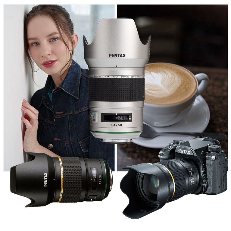 宾得HD D FA*50mmF1.4 SDM星DFA50 1.4全幅高画质镜头银色限量版