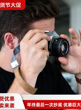 美国Peak Design微单单反相机cuff单手摄影防坠安全手腕带手绳