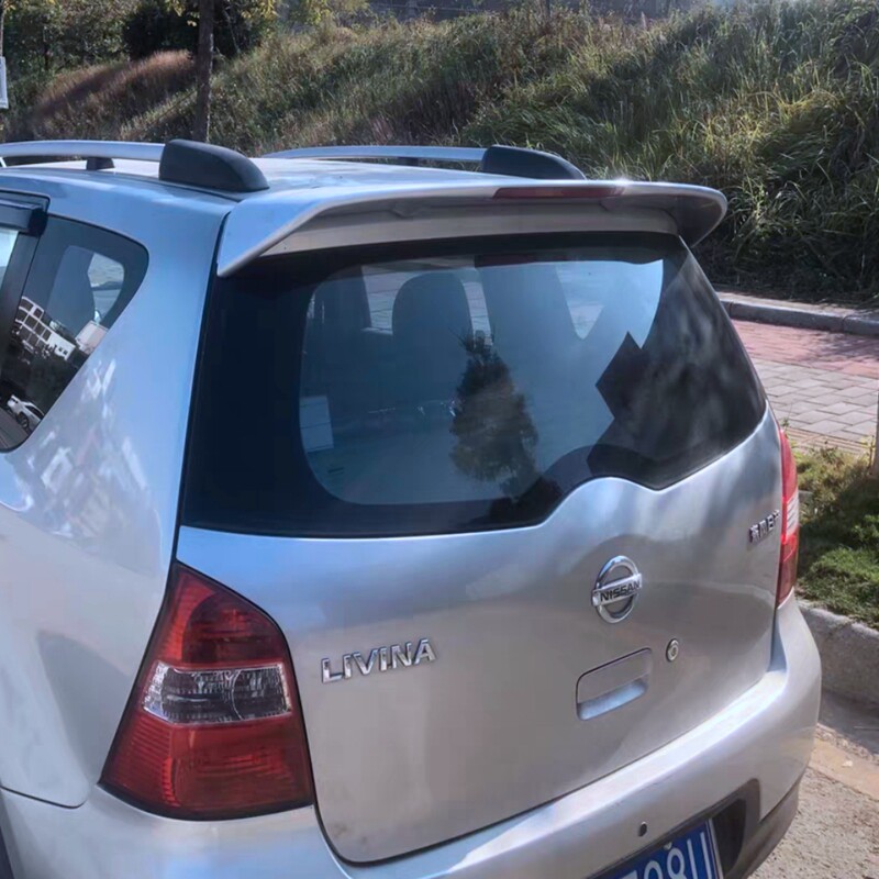适用于06-12款日产骊威尾翼 带灯骏逸尾翼 13-17款骊威免打孔顶翼