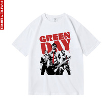 greenday绿日美国朋克乐队摇滚衣服T恤纯棉短半袖男女中性款夏季