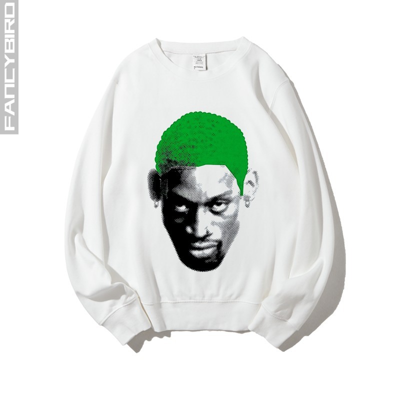 春秋套头衫91号潮牌罗德曼公牛队