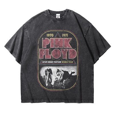 时尚潮流，舒适宽松落肩T恤