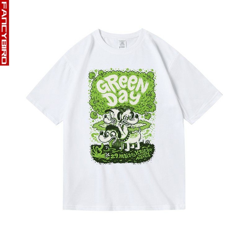 美国摇滚乐队纯棉半袖中性款衣服