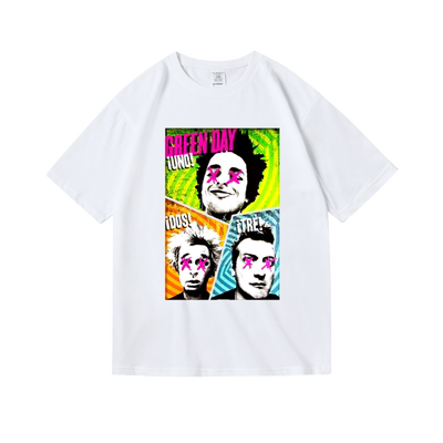 朋克美国乐队纯棉半袖中性款衣服