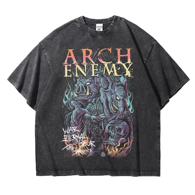 时尚潮流，舒适宽松落肩T恤