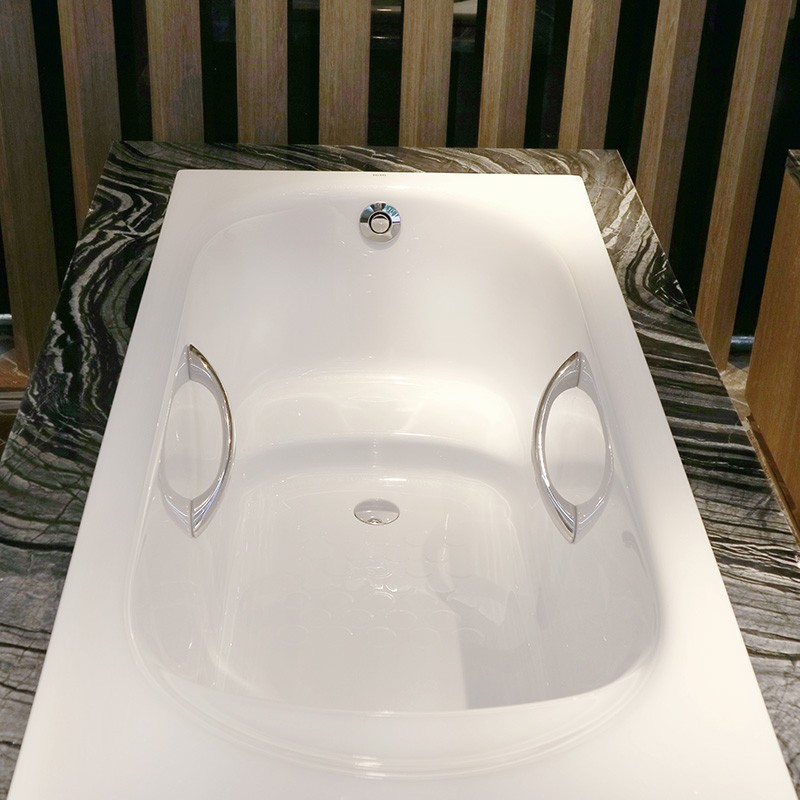 TOTO优浮浴缸PPY1650P/HP嵌入式珠光家用小户型普通1.6米防滑浴缸