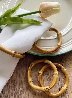 diy饰品耳环配件 原色本色竹圈竹环木环手柄多尺寸 单个价