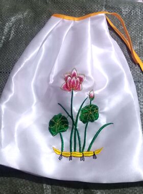 莲花白衣服关公观音披肩菩萨神袍