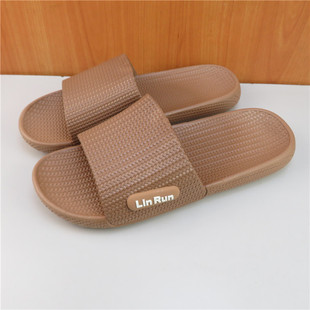 林润55新款拖鞋男女防滑净音居家室内外简约纯色夏季外穿一字凉拖