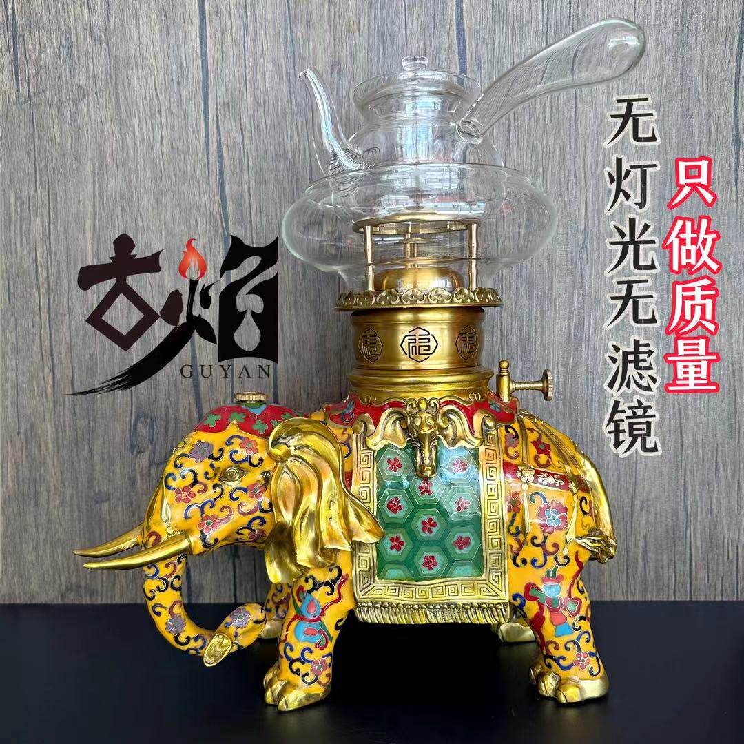 复古精品中式景泰蓝吉祥象空气灯