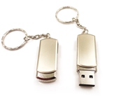 金属旋转U盘32G 礼品u盘订制LOGO 企业学校会议开业活动礼品重庆