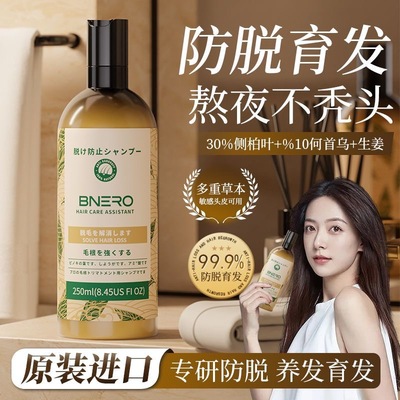 日本进口生姜侧柏叶洗发水防脱固发控油蓬松去屑止痒增密育发男女