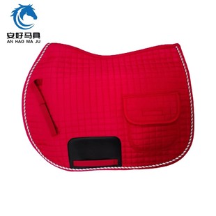 3D排湿吸汗鞍垫子减震汗屉带口袋马鞍垫马匹装备安好马具