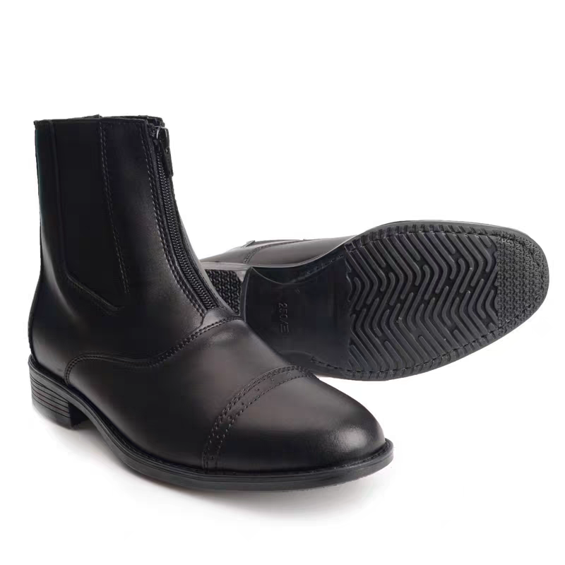 马术短靴骑马马靴英式短筒靴