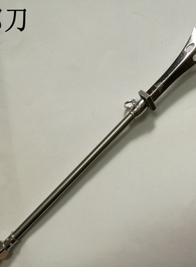 28厘米金属微型手工艺品摆件十八般古代兵器模型人偶配件关公