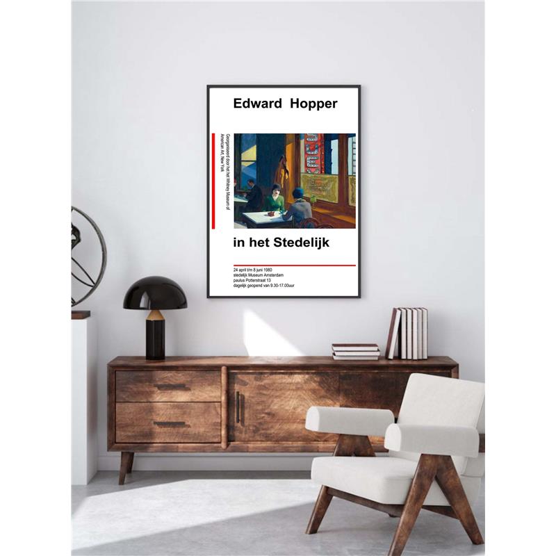 爱德华霍普 Edward Hopper | 人物艺术海报装饰画工作室装饰画