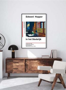 爱德华霍普 Edward Hopper | 人物艺术海报装饰画工作室装饰画