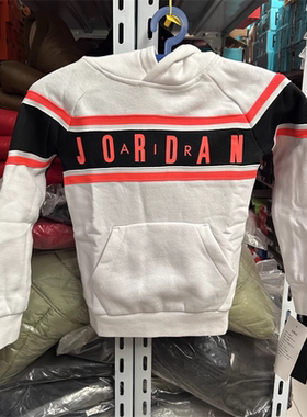 JORDAN AJ大logo 秋冬季儿童运动夹克外套套头衫 856592-001