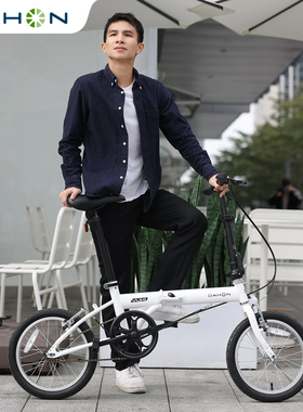 DAHON大行16英寸迷你城市通勤折叠自行车成人男女式小轮单速KT610