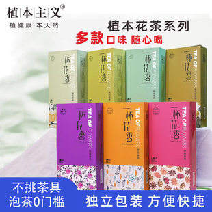 植本主义袋泡茶包红茶绿茶普洱花茶办公上班自饮茶团购送礼礼盒装