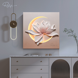 新款的餐厅装饰画现代简约饭厅餐桌挂画轻奢高级感背景墙玄关壁画