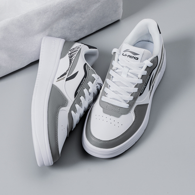 李宁板鞋男经典透气学生休闲新款