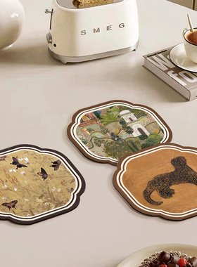 速发风防滑吸水垫家用耐高油防水防温隔垫盘垫锅复用装饰摆件