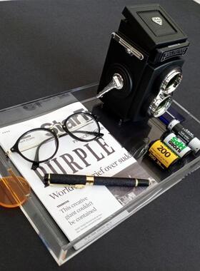 速发间板样公相书房书桌摆件飘窗装饰品复古寓机模型道具摄影主题