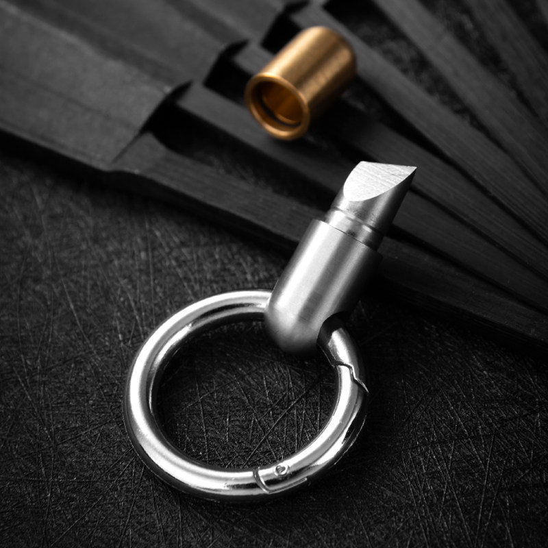 速发拆创递小刀子 开箱工具 快身挂件扣 随意个性汽车链圈环